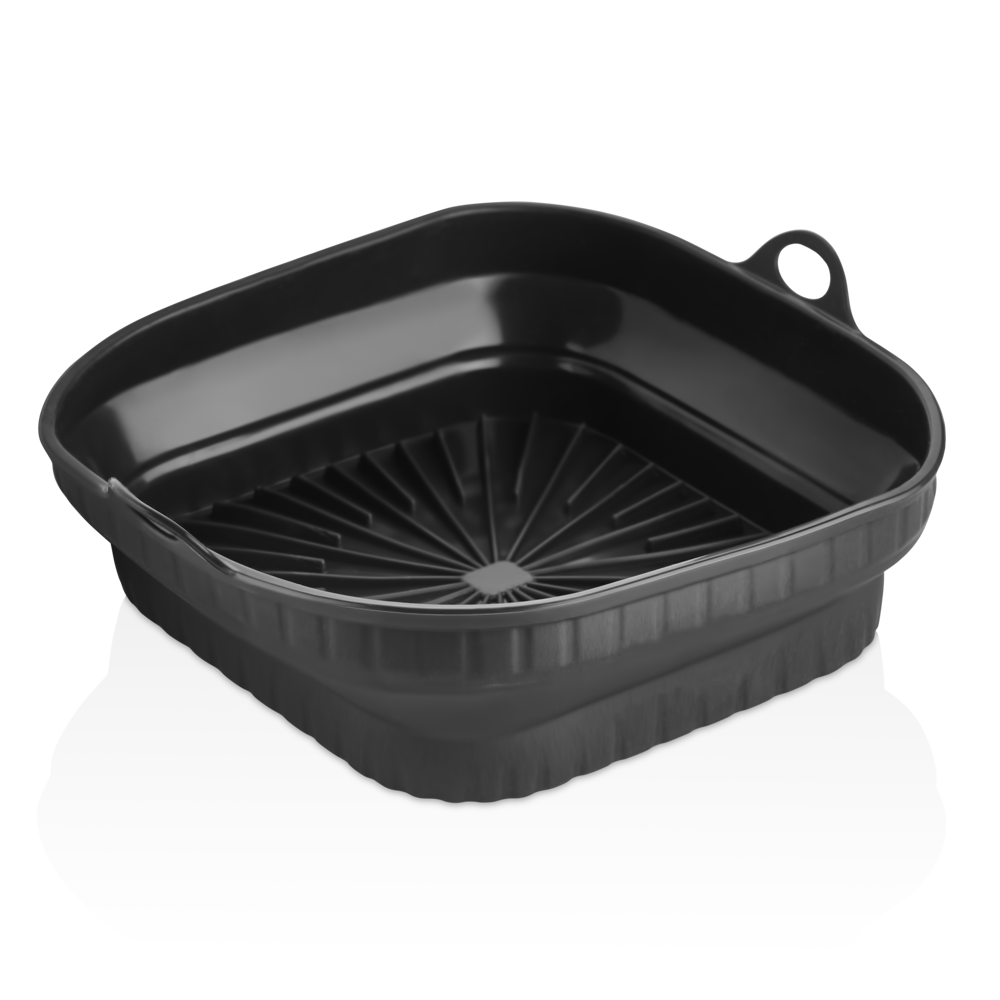 Perilla Katlanabi̇li̇r Kare Ai̇rfryer Pi̇şi̇rme Kabi - Si̇li̇kon Kaliteli Ev ve Mutfak Gereci